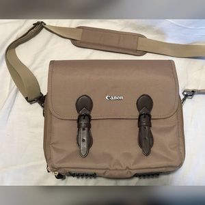 Canon camera messenger bag.